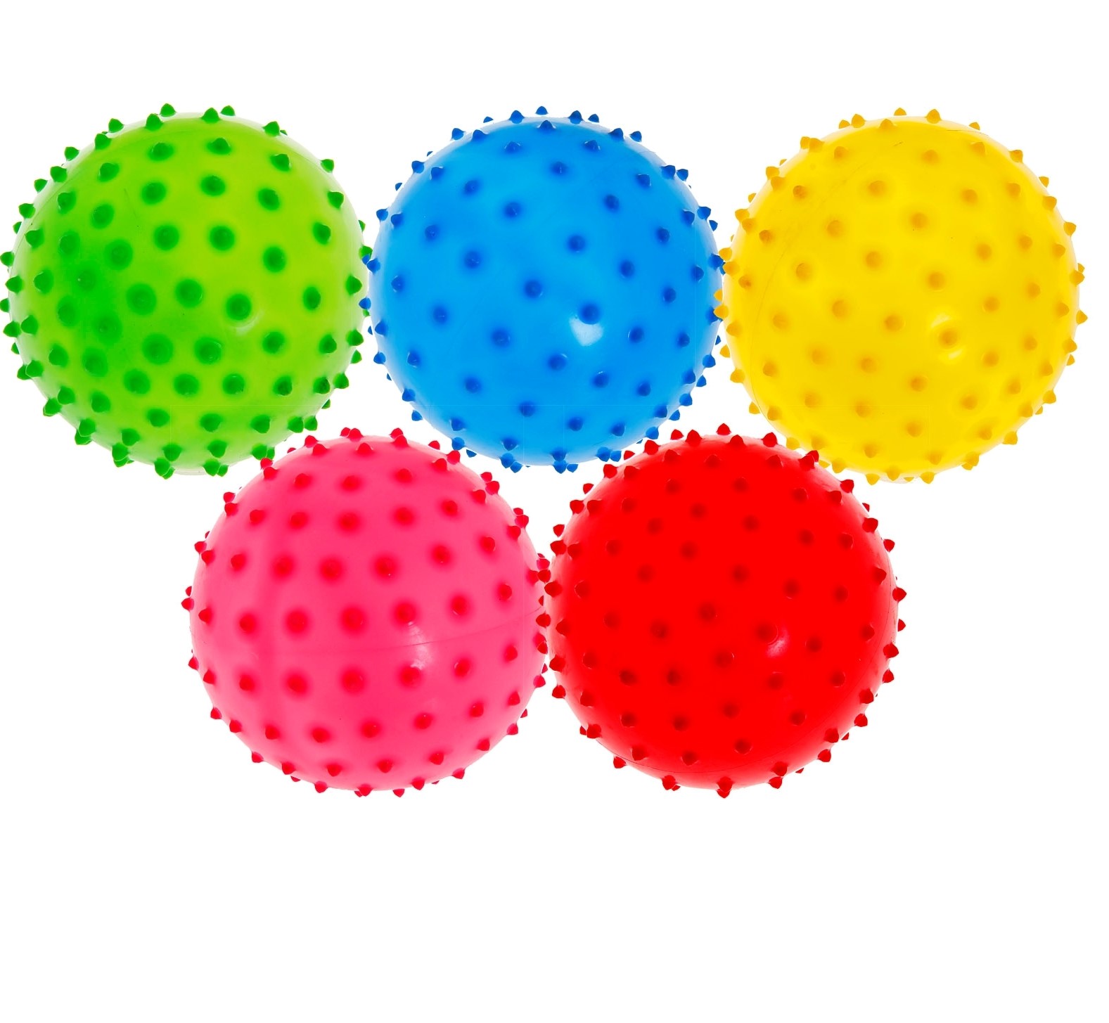 Массажный мячик 10см, цвета микс