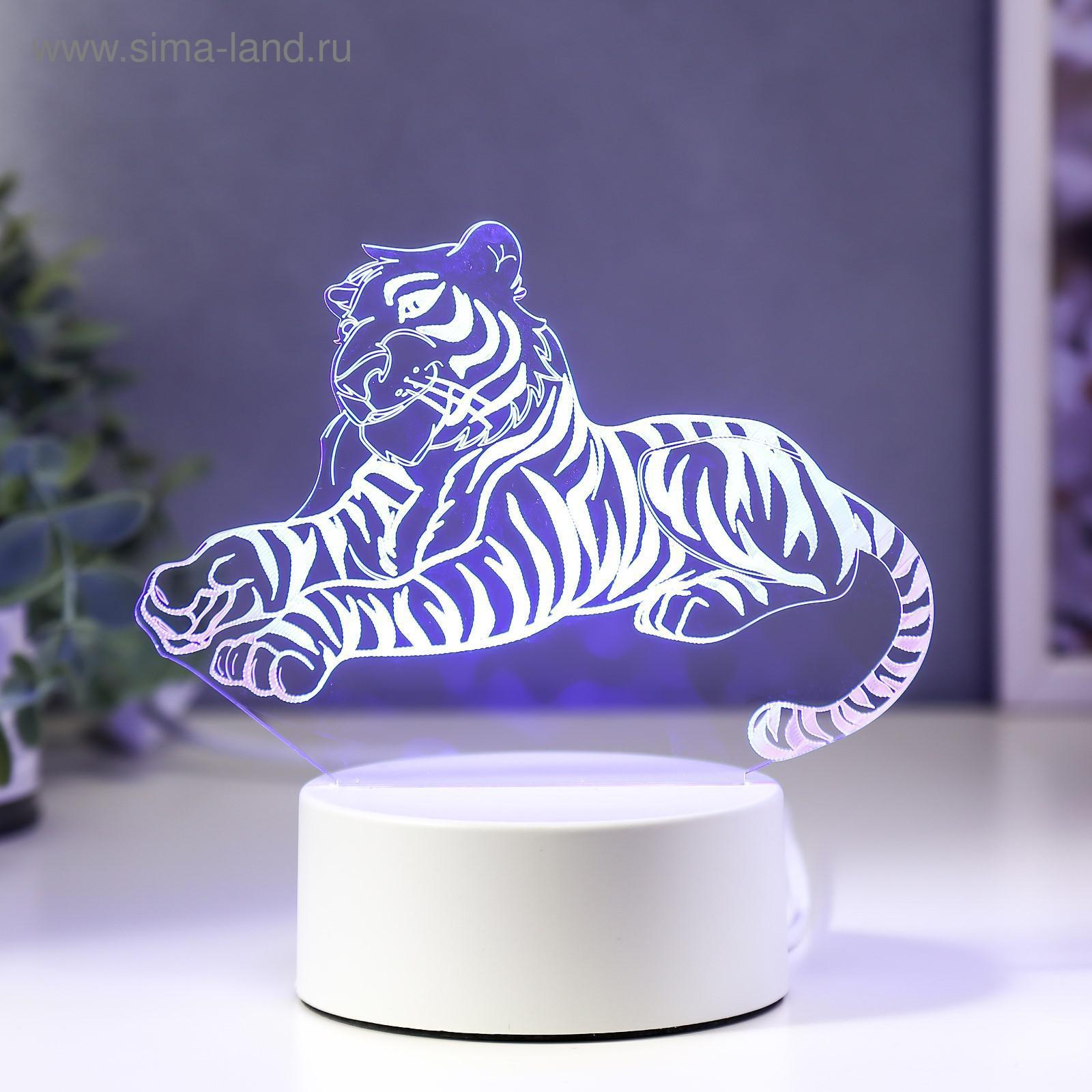Светильник "Тигр" LED RGB от сети 