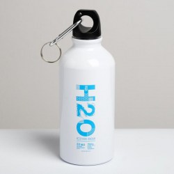 Бутылка для воды "H2O", 400 мл