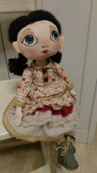 Текстильная кукла 30 см