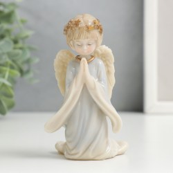 Сувенир статуэтка Девочка Ангел молится 10 см
