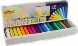 Пастель сухая художественная Спектр «Петербургская», 18 цветов