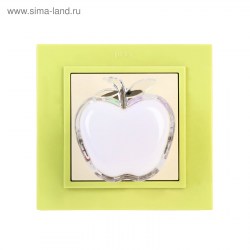 Ночник "Яблоко", 5,5х5х5 см, пластик 