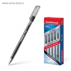 Ручка гелевая ErichKrause G-Ice, чернила черные, узел 0.5 мм