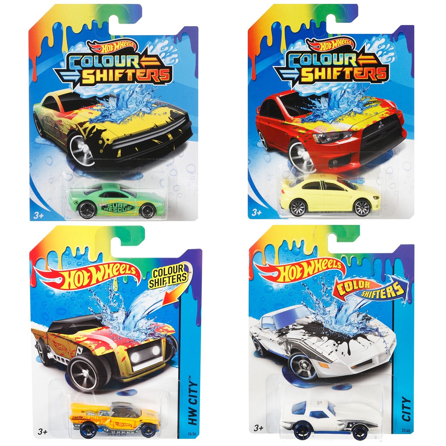 Картинки машинки hot wheels которые меняют цвет в воде