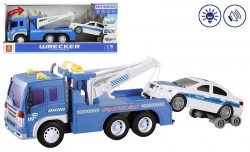 Спецтехника 1:16 инерционная Эвакуатор (свет,звук) синий с	