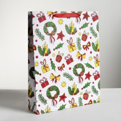 Пакет  Подарки, L 31 × 40 × 9 см