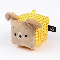 Игрушка мягкий кубик Щенок Мякиши