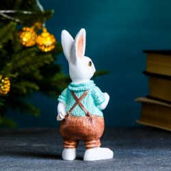 Сувенир статуэтка пасхальный заяц кролик 15 см