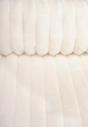 Плюшевый плед Зефирный размер 90 × 90 см, велсофт, молочный