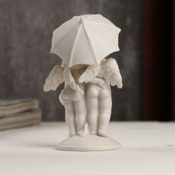Статуэтка сувенир ангелочки под зонтом 11 см