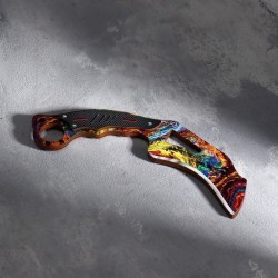 Сувенир деревянный нож Коготь 21х8х1,5см