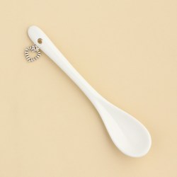 Ложка сувенирная Любви и добра, керамика, 2,5 х 12,5 см.