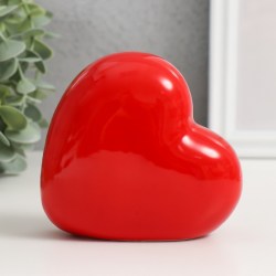 Копилка фигурка Красное сердце 11 см