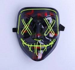 Карнавальная маска анонимус Гай Фокс световая