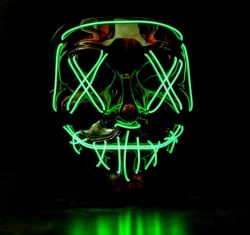 Карнавальная маска анонимус Гай Фокс световая