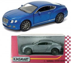 Машинка модель 2012 Bentley Continental-GT Speed в коробке