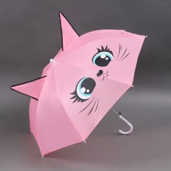 Зонт детский Милая кошечка с ушками, d 72см