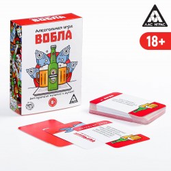 Алкогольная игра "Вобла", 70 карт, 18+ 1320765