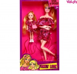 Кукла-модель с дочкой Family Look Будь в тренде