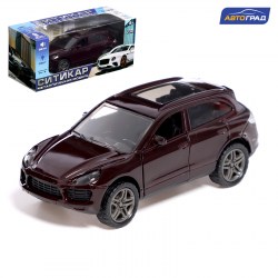 Машинка металлическая «Каен», инерция, 1:32, открываются двери, световые и звуковые эффекты