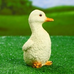Садовая фигура Утенок стоит 8х8х14,5 см