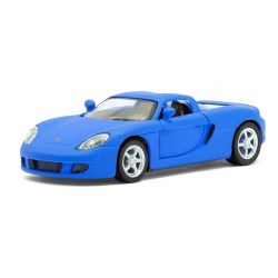Машина металлическая Porsche Matte Series, 1:36, открываются двери, инерция, цвет синий матовый