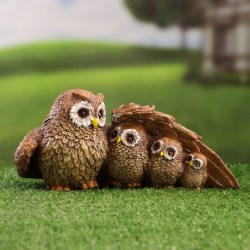 Фигурка Семейство сов 21х11х10см