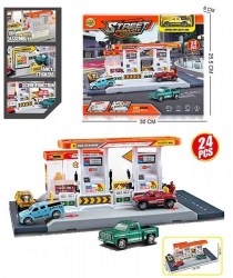 Набор 'Заправка' 34х17х13см с машинкой в коробке