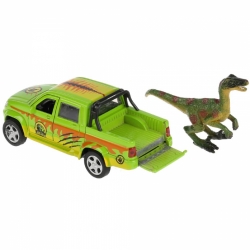 Машина Uaz pickup сафари с динозавром 12 см