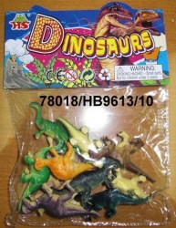 Набор животных Динозавры 10шт в пакете 