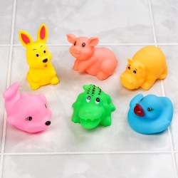 Набор игрушек для ванны Морские животные 6 шт