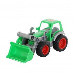 Фермер-техник, трактор-погрузчик (в сеточке) 32 см