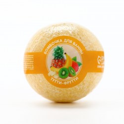 Бомбочка для ванны 130 г аромат тутти-фрутти Кладовая красоты