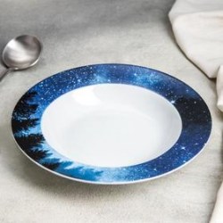 Тарелка суповая «Звёздная россыпь», 300 мл, d=21 см