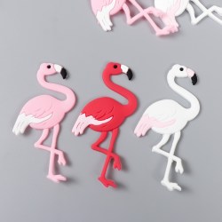 Декор для творчества резина Фламинго набор 6 шт МИКС 7,5х3,5 см