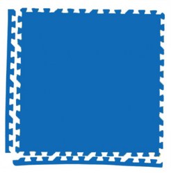 Мягкий пол универсальный Синий, 4  пазла 60х60х0,9 см 1,44 (м2)