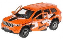 Машина металл "jeep grand cherokee спорт" 12см,инерц,оранжев	