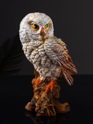 Фигурка полистоун Сова сипуха 17.5×8×10 см