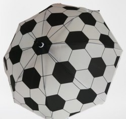 Зонт трость Футбольный мяч полиэтиленовый, полуавтомат