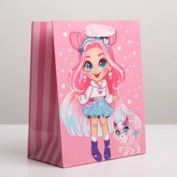 Пакет ламинированный вертикальный Милой принцессе, MS 18 × 23 × 10 см