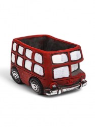 Горшок для цветов «Автобус Барт» керамический 300 мл, 11.5×7×7 см, красный