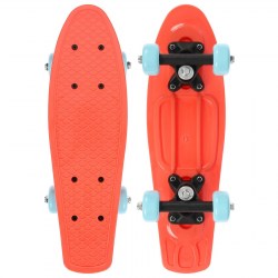 Скейтборд 42 х 12 см, колеса PVC 50 мм, оранжевый