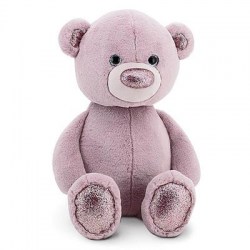 Мягкая игрушка «Медвежонок» цвет сиреневый, 22 см