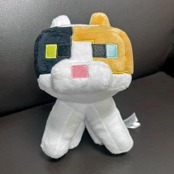 Мягкая игрушка плюшевый ситцевый кот Майнкрафт 23 см