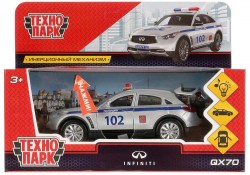 Машина Infiniti QX70 Полиция 12 см металлическая инерцион.