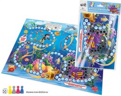 Настольная игра-бродилка "Морское приключение" в пакете 07110