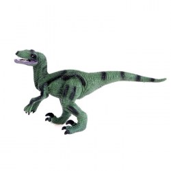 Фигурка динозавра Раптор длина 26 см, мягкая