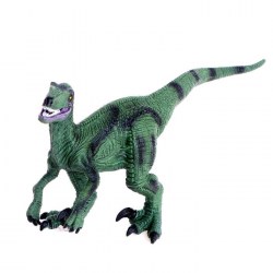 Фигурка динозавра Раптор длина 26 см, мягкая