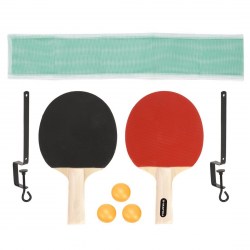 Набор для настольного тенниса X-Match 2 ракетки, 5 мм, 3 шарика, сетка